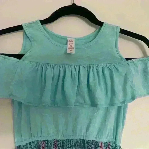 JUSTICE COLD  SHOULDER DRESS‎ size 10 - Picture 3 of 5